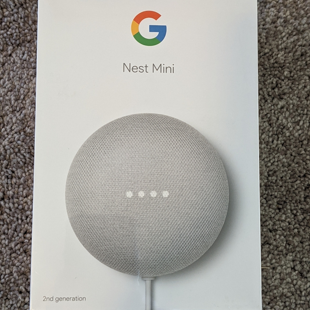 Google Nest Mini, 2nd gen, New in Box